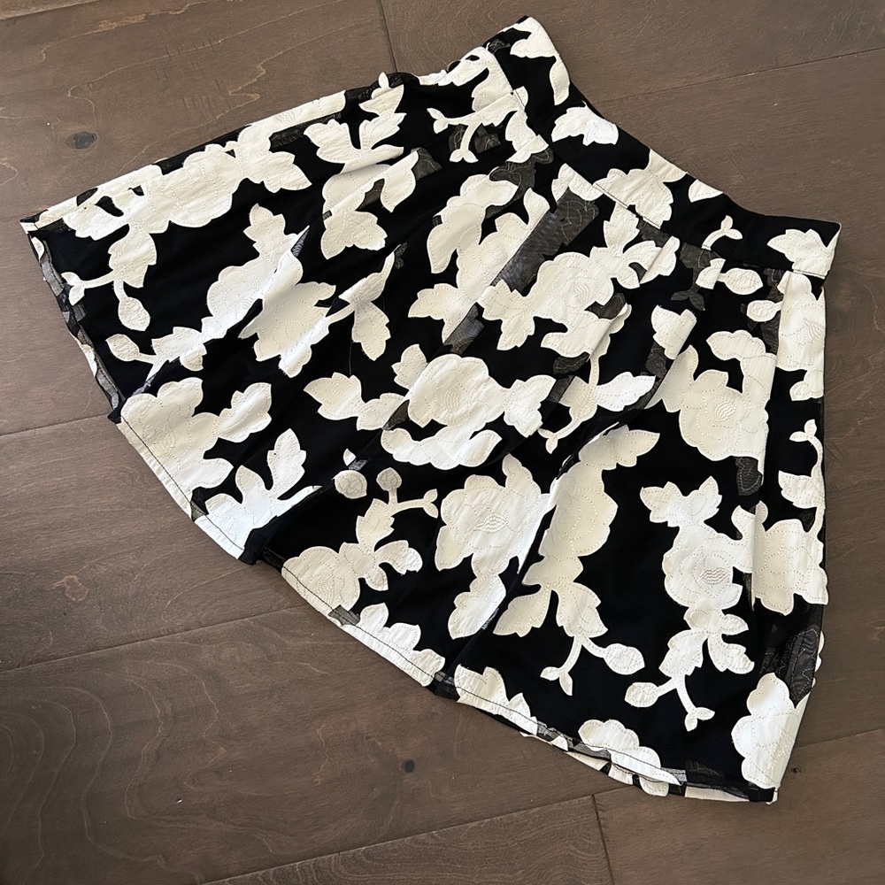ANGL black white skater skirt